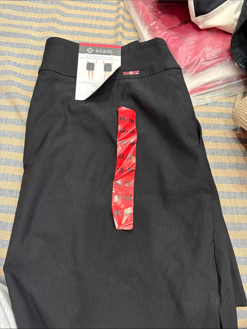 S & Co. Black Pencil Skirt with Red Size Tab
